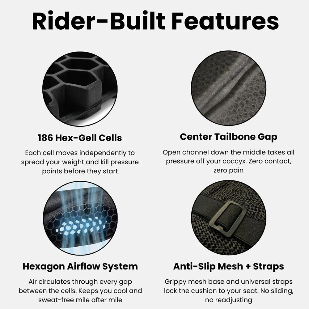 Hexrider™ Seat Cushion